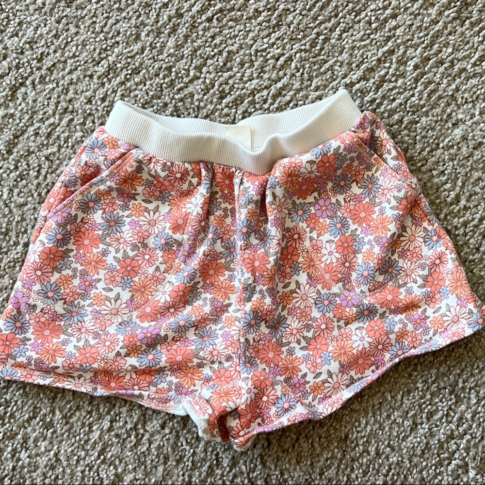 Tucker + Tate Pink and White Floral Shorts